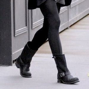 Frye 12R Engineer Moto Boots Sz 6.5 Oiled Leather